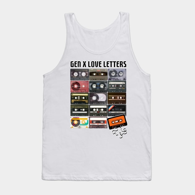 Gen X Love Letters Tank Top by David Hurd Designs